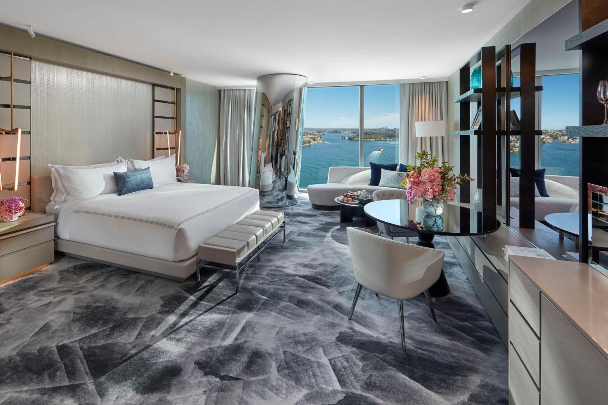 Crown Towers Sydney Hotel Kültér fotó A guest room at the InterContinental Sydney